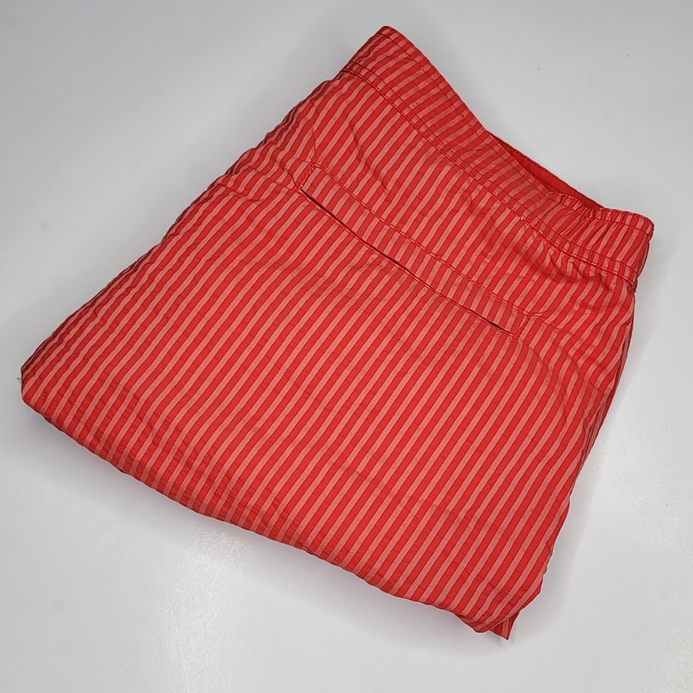 chubbies Red and White Stripe Swim Board Shorts